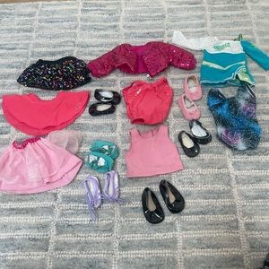 Dance clothes for 18" American Dolls